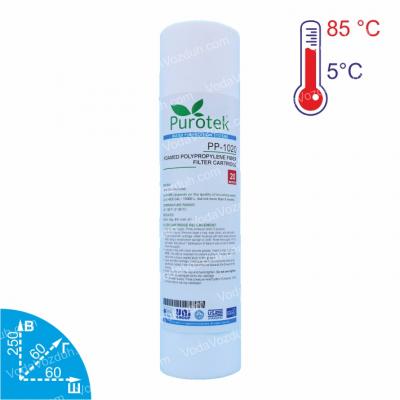 Purotek PP-1020 полипропиленовый картридж VodaVozduh